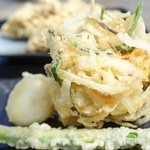 かばと製麺所 - かき揚げ