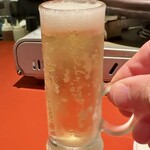 オゴッソ - 途中でサービスされたミニ生ビール