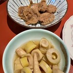 オゴッソ - タラコの煮付けとタケノコ