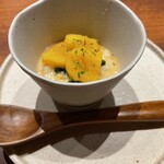 PRIMO PASSO - パスタ②リゾット　北海道の雲丹をふんだんに使用したリゾット、生唐墨添え