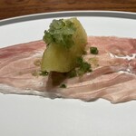 PRIMO PASSO - 口直し　生ハム　メロン　ミント