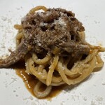 PRIMO PASSO - パスタ⑤トンナレッリ（断面が四角いロングパスタ）　京都・七峪鴨