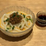 すき焼き十二天 - 坦々うどん　あと入れ割下