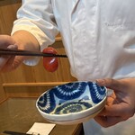 すき焼き十二天 - 生卵　濃紅(のうこう)