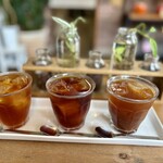 ホッチーノコーヒー - 3種類のアイスコーヒー（飲み比べ）