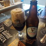 Pizza Verde Matsumoto - ワンドリンクは「ギネスエキストラスタウト」をチョイス