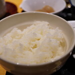 銀座 すが家 - ご飯は普通か若干少なく感じる量