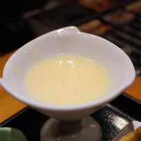 銀座 すが家 - 白身魚の冷製スープ