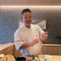 寿し 江草 - 以下写真掲載許可済。大将江草氏は気さくな方で楽しい時間を過ごせました