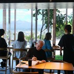 RONIN Coffee - View of the Tokachi Mountain Range from the window