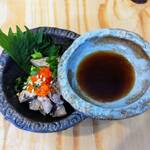 はまさき村 - 鯛キモポン酢