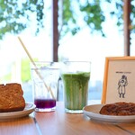 RONIN Coffee - Lavender Soda & Iced Matcha Latte