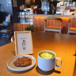 RONIN Coffee - Matcha Latte and Cookies