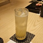 一㐂 - あらごしパイン酒のソーダ割り　800円
