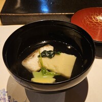 一㐂 - 真鯛と筍のお椀