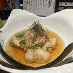 肴と炭火焼 玉 - 牡蠣揚げ出し