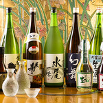 長野 甲羅本店 - ドリンク写真:日本酒、ワイン集合