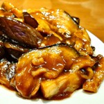 京華樓 - 茄子の甘味噌炒め