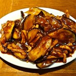 京華樓 - 茄子の甘味噌炒め