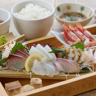 香住の魚介を美味しくいただけます。