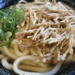 大力うどん - ごぼう天