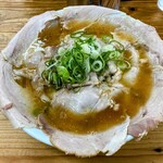 中華そば 紅蘭 - 【紅蘭】「チャーシュー(中)」1,100円　　　　　　　　　　　　牛骨スープと極薄チャーシューがウマい❗️