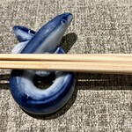 鰻家 - 箸置きも鰻∈(ﾟ∈∋ﾟ)∋✨✨✨