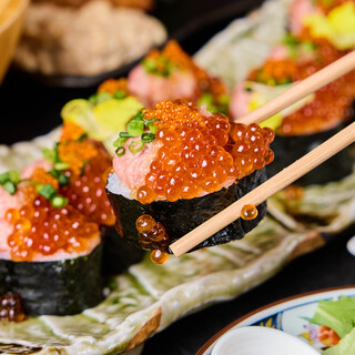 俺のやきとり名物！「俺の巻きずし」は11年間不動の一番人気！