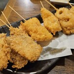 はせ川 - 各種串揚げ