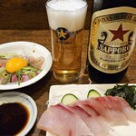 はせ川 - 新鮮お造りと赤星