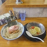 岩ちゃんの極中華そば - 夏色の塩冷やしつけ麺（1100円）