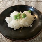たわい - 煮えばな　グリーンピース