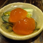 たつ家 - 卵黄の味噌漬け