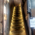 築地 鮨 山治 - この階段を上がります