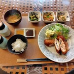 kitchen AZ - ささみフライランチ(ご飯少なめ)