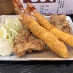 めし処　こさく - ちなみにこれは初回訪問時のエビカラ定食