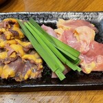 なかの食鶏 - 親心臓680円、親もも680円