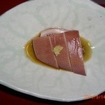 今宵 天空に遊ぶ しょうげつ - 朝食のイカ煮漬け