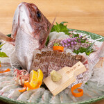 笹組 調整 - 料理写真:鯛の姿造