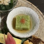 土家 - オクラ豆腐