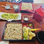 八洲 本店 - 天ぷらそば　1550円