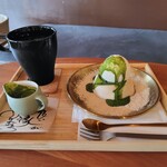 ゴエンカフェ - 料理写真:プリンアフォガード伊勢茶