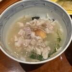 銀座 しのはら - 水茄子　蛤の餡で味変