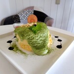 ソレイユカフェ - 横からの図