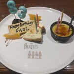 Restaurant & Bar THE KING GEORGE - ポールのバースデープレート