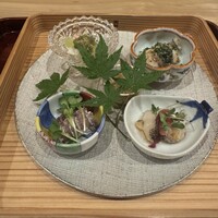 割烹ひら川 - 前菜4種