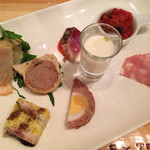 ポンテローザ トーキョー - 前菜盛合わせ