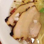 忠治食堂 - 塩ラーメン　2014年9月