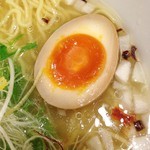忠治食堂 - 塩ラーメン　2014年9月
