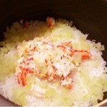 うぶか - 2014.8.  飯物 『花咲蟹 夕顔』